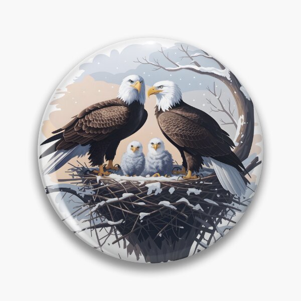 Item preview, Jackie And Shadow Bald Eagle designed and sold by AniArtPL.
