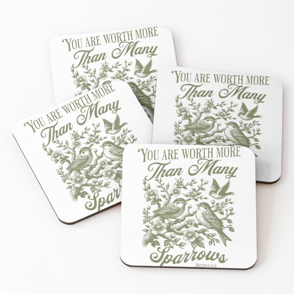 Item preview, You are Worth More than Many Sparrows designed and sold by Sherry Scott Designs.