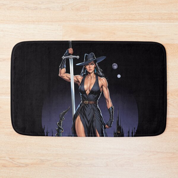 Item preview, Vampire Hunter woman cool Dracula hunter female warrior art designed and sold by Vintage Designs +.