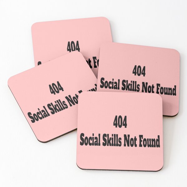 Item preview, 404 Social Skills Not Found designed and sold by TSQ.