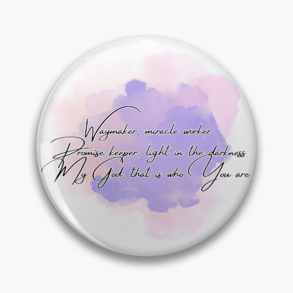 Item preview, Waymaker, miracle worker, Promise keeper, light in the darkness  designed and sold by SacredSoulCraft.