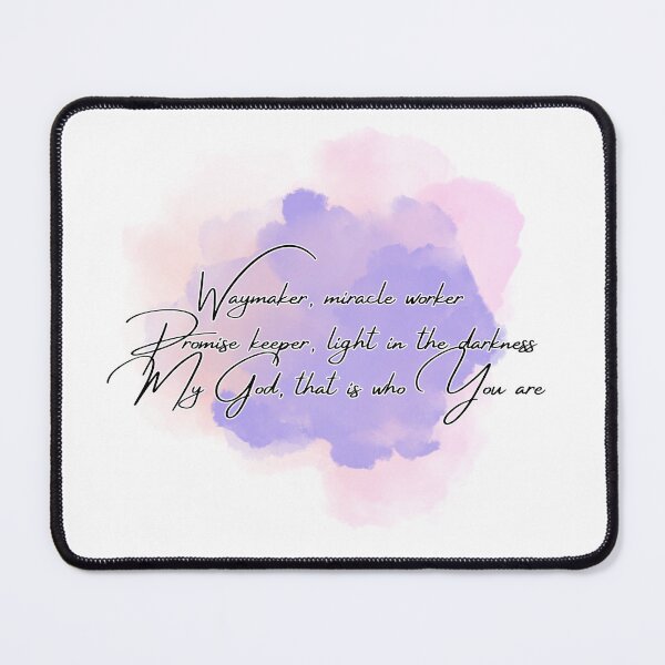 Item preview, Waymaker, miracle worker, Promise keeper, light in the darkness  designed and sold by SacredSoulCraft.
