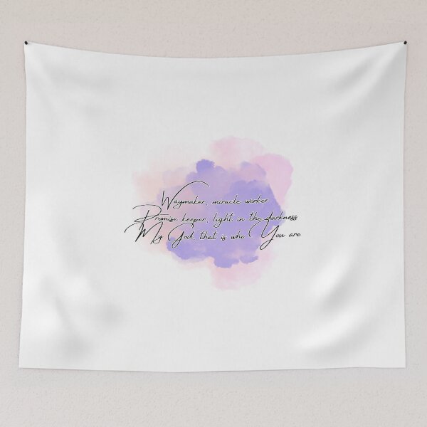 Item preview, Waymaker, miracle worker, Promise keeper, light in the darkness  designed and sold by SacredSoulCraft.