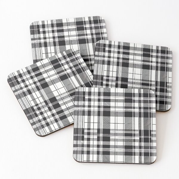 Item preview, Black and White Plaid Pattern designed and sold by Myra365Art.