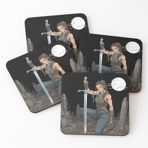 Item preview,  Vampire Hunter woman cool Dracula hunter female warrior art designed and sold by Vintage Designs +.