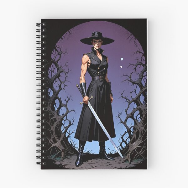 Item preview, Vampire Hunter woman cool Dracula hunter female warrior art designed and sold by Vintage Designs +.