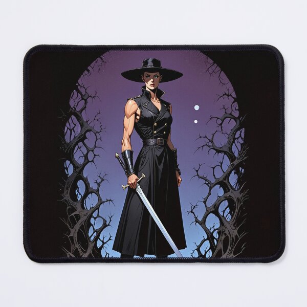 Item preview, Vampire Hunter woman cool Dracula hunter female warrior art designed and sold by Vintage Designs +.