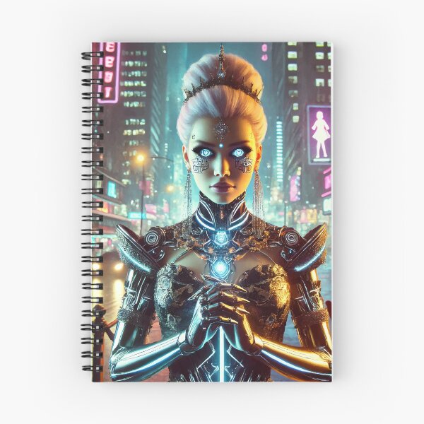 Item preview, The Cyberpunk Queen: Illuminated by Technology designed and sold by AbstractAnom.