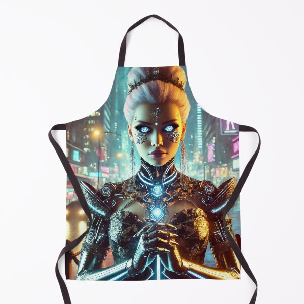 Item preview, The Cyberpunk Queen: Illuminated by Technology designed and sold by AbstractAnom.