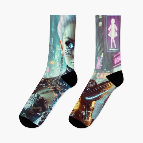 Item preview, The Cyberpunk Queen: Illuminated by Technology designed and sold by AbstractAnom.