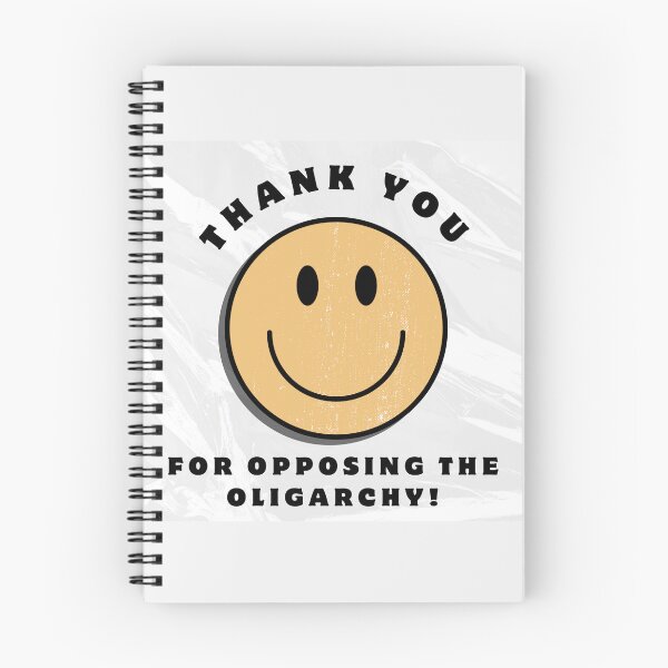 Item preview, THANK YOU for opposing the oligarchy plastic bag graphic designed and sold by Creative Liberty Designs.