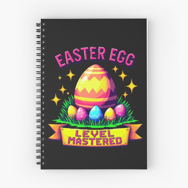 Item preview, Easter Egg Level Mastered:  Funny Gamer Style Spring Hunt Art For Kids And Adults designed and sold by elynne9.