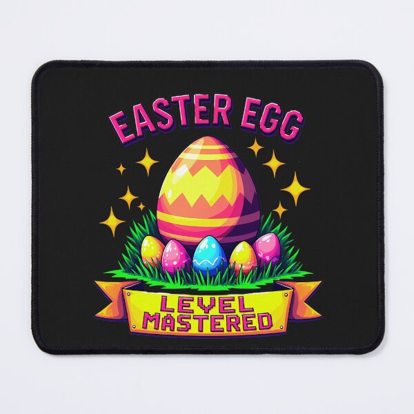 Item preview, Easter Egg Level Mastered:  Funny Gamer Style Spring Hunt Art For Kids And Adults designed and sold by elynne9.