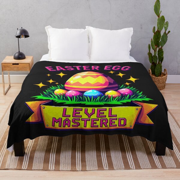 Item preview, Easter Egg Level Mastered:  Funny Gamer Style Spring Hunt Art For Kids And Adults designed and sold by elynne9.