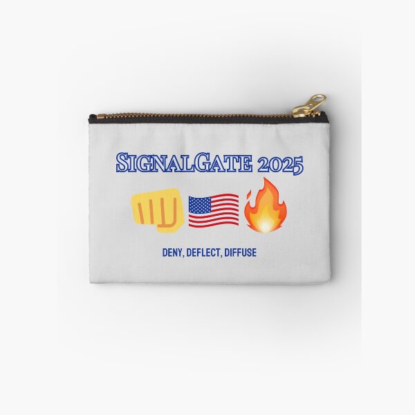 Item preview, SignalGate 2025 Emojis : Deny, Deflect, Diffuse designed and sold by TRVLR Designs.