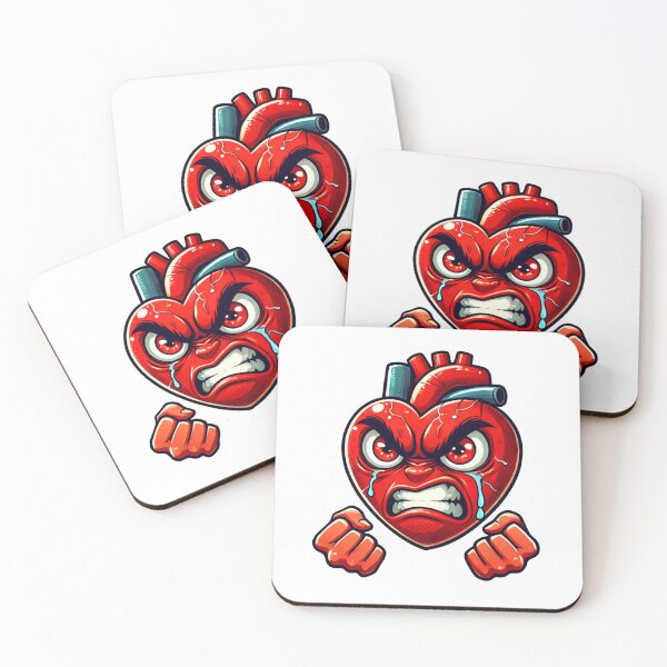 Item preview, Angry Heart About to Explode designed and sold by Moonrock Design.