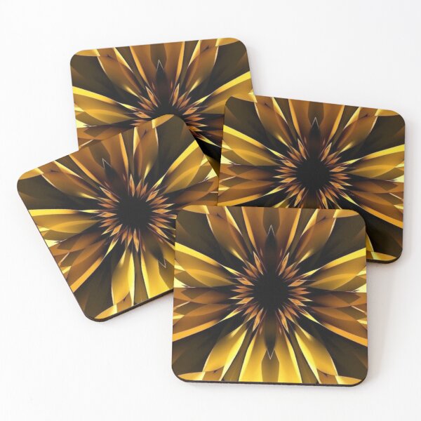 Item preview, Golden algorithmic ecstasis designed and sold by AlgorithmiaArt.