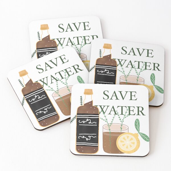 Item preview, Drink smart, Save Water designed and sold by SugarRuch.