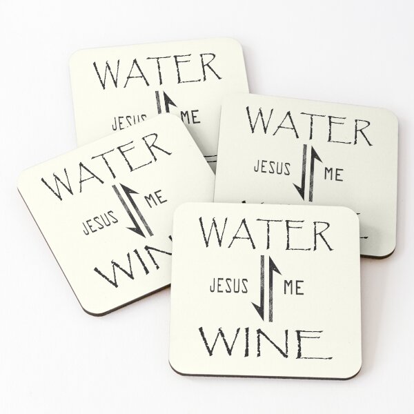 Item preview, Funny Christian meme - Jesus' First Miracle Water and Wine | Jesus' Miracle Equation | John 2:1-11 | Black designed and sold by ZechJohnRB.