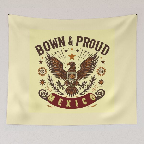 Item preview, Brown & Proud Mexico Eagle - Vintage Distressed Design designed and sold by My-Hoodies.