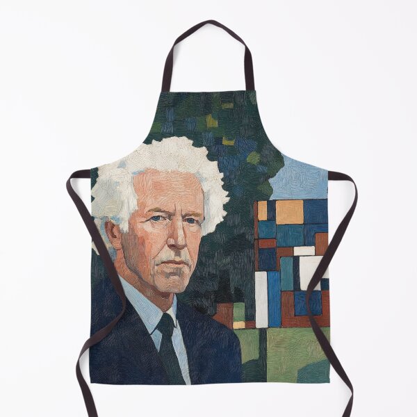Item preview, Frank Lloyd Wright portrait | Post-impressionist painting style designed and sold by ComicsFactory.
