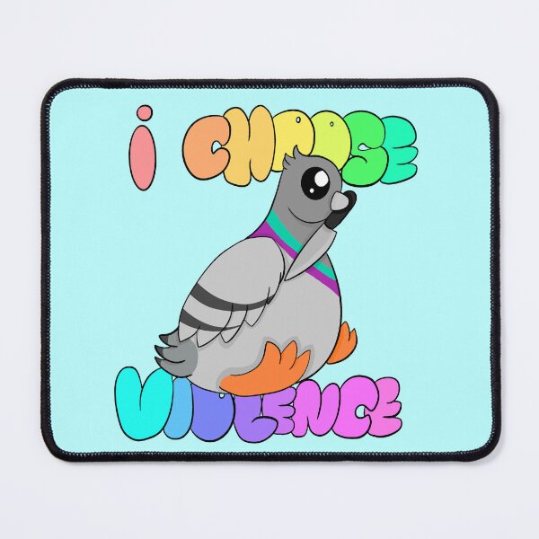 Item preview, I choose violence pigeon blue variation  designed and sold by CreationsByFey.