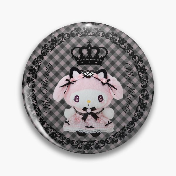 Item preview, Jirai Kei Jirai Onna Gothic Lolita My Melody Fanmade Pin Design designed and sold by SilverGemDesign.