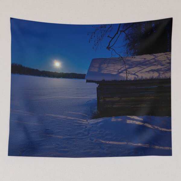 Item preview, Full moon night blues 2 The boat house designed and sold by Jouko Lehto Photography.