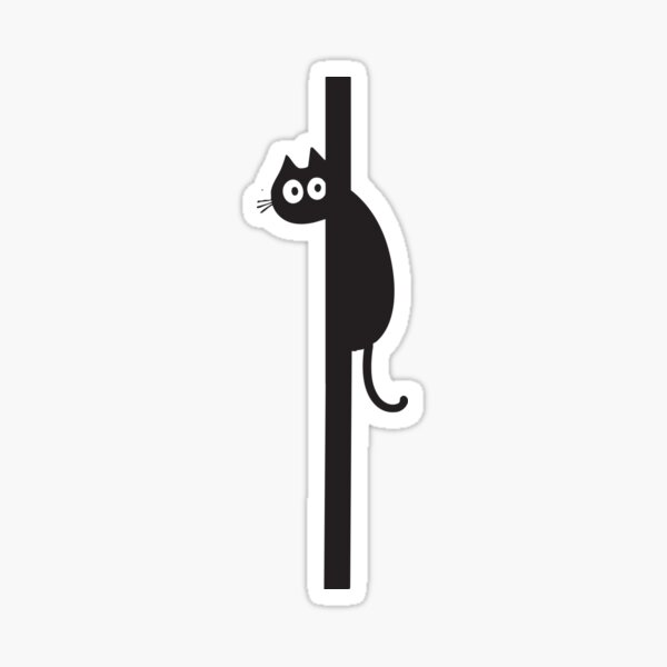 Vista previa del artículo con la obra «Gato negro», diseñado y vendido por GYcreative.