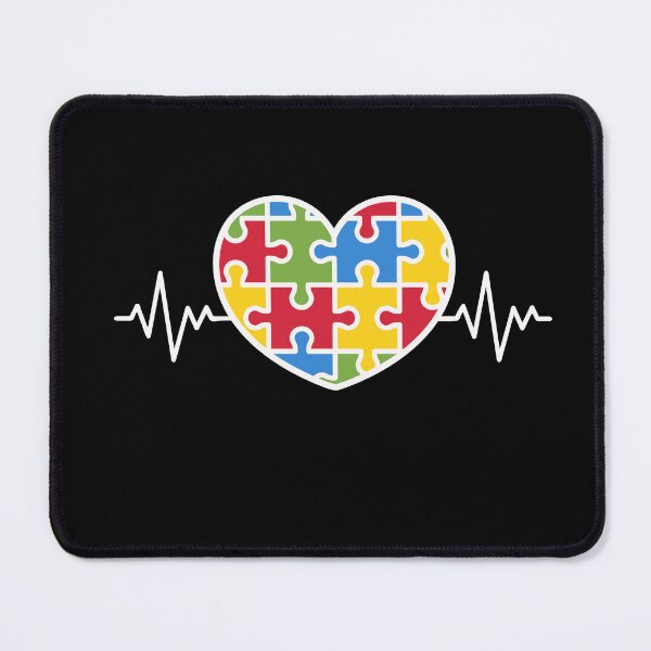 Item preview, Love Heart Puzzle Acceptance Awareness - Autism Heart Beat Kids Puzzle designed and sold by Run to Creations.