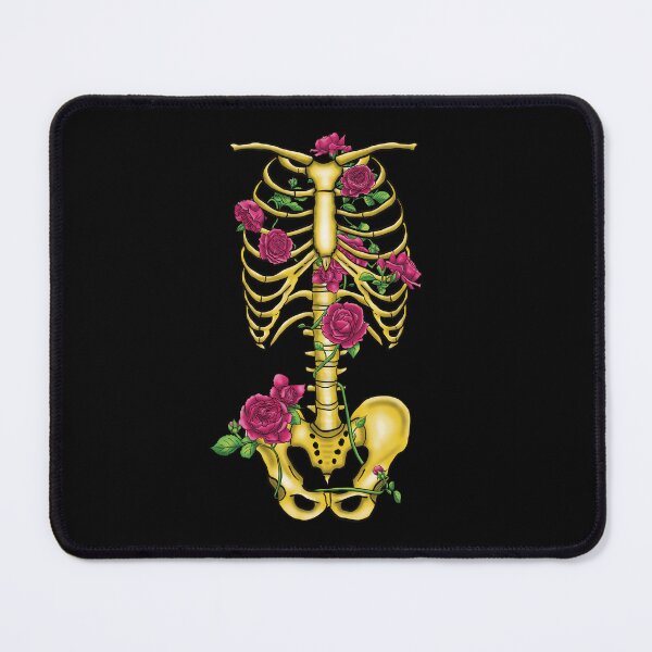 Item preview, Gold Skeleton with Roses, Anatomy Teacher Gift, Nurse Gift, Med School Graduation Gift, Orthopedic Surgeon, Chiropractor designed and sold by mermaidronnie.