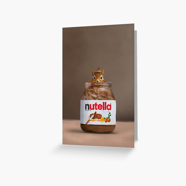 Item preview, Cute Squirrel in Nutella Jar designed and sold by Whimsy-Wildlife.