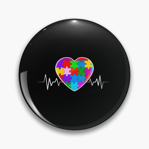 Item preview, Love Heart Puzzle Acceptance Awareness - Autism Heart Beat Kids Puzzle designed and sold by Run to Creations.
