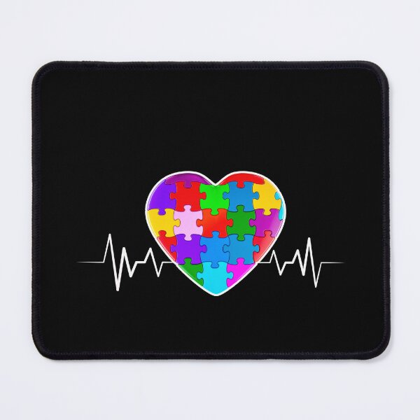 Item preview, Love Heart Puzzle Acceptance Awareness - Autism Heart Beat Kids Puzzle designed and sold by Run to Creations.
