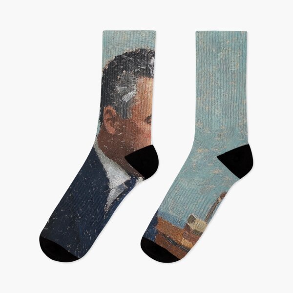 Item preview, Franklin D. Roosevelt | Post-impressionist painting style designed and sold by ComicsFactory.