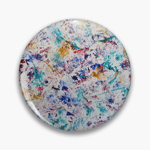 Item preview, Modern Abstract Brushstroke Pattern. Splatter Print. Multicolor Artistic Chaos.Vibrant Textured Painting.  designed and sold by IrinaBaranova.