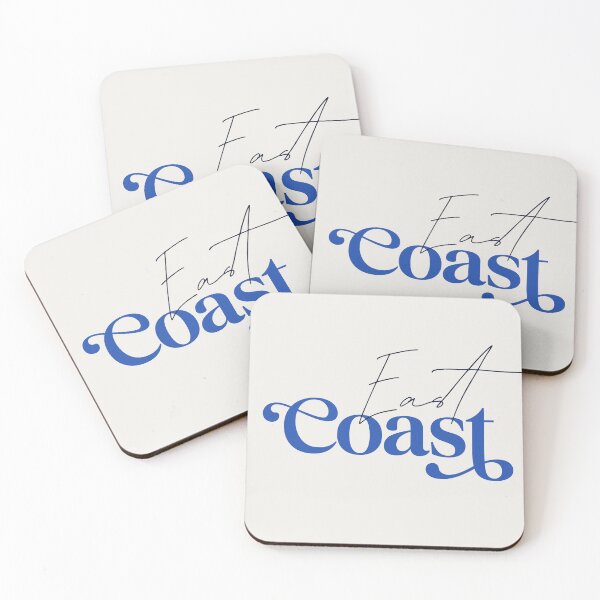 Item preview, East Coast Aesthetic – Elegant Coastal Font in Cobalt Blue and Navy designed and sold by Stickers by @molllyclare.