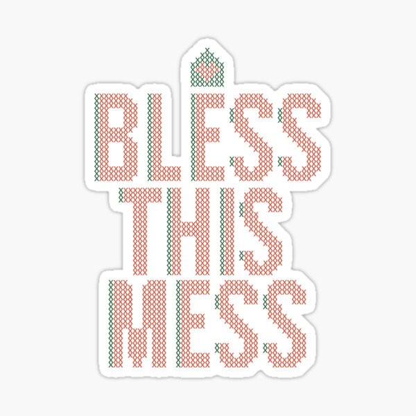 Item preview, Bless This Mess designed and sold by sunnysidehome.