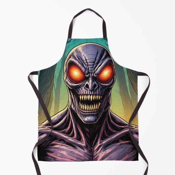 Item preview, Eerie Glowing Eyed Monster Portrait designed and sold by RiklawDesigns.