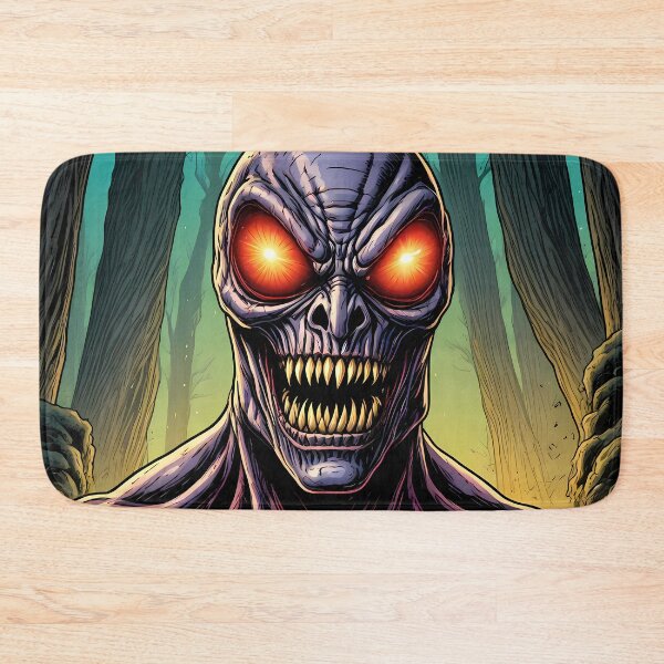 Item preview, Eerie Glowing Eyed Monster Portrait designed and sold by RiklawDesigns.