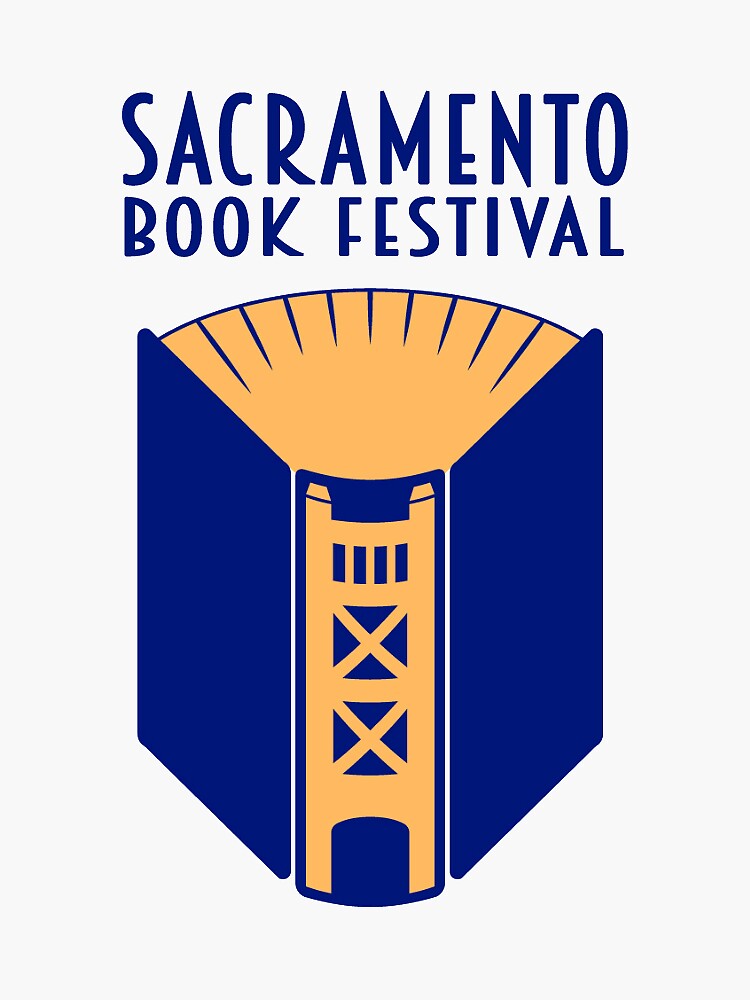 Thumbnail 3 of 3, Sticker, Sacramento Book Festival Logo designed and sold by SacBookFest.