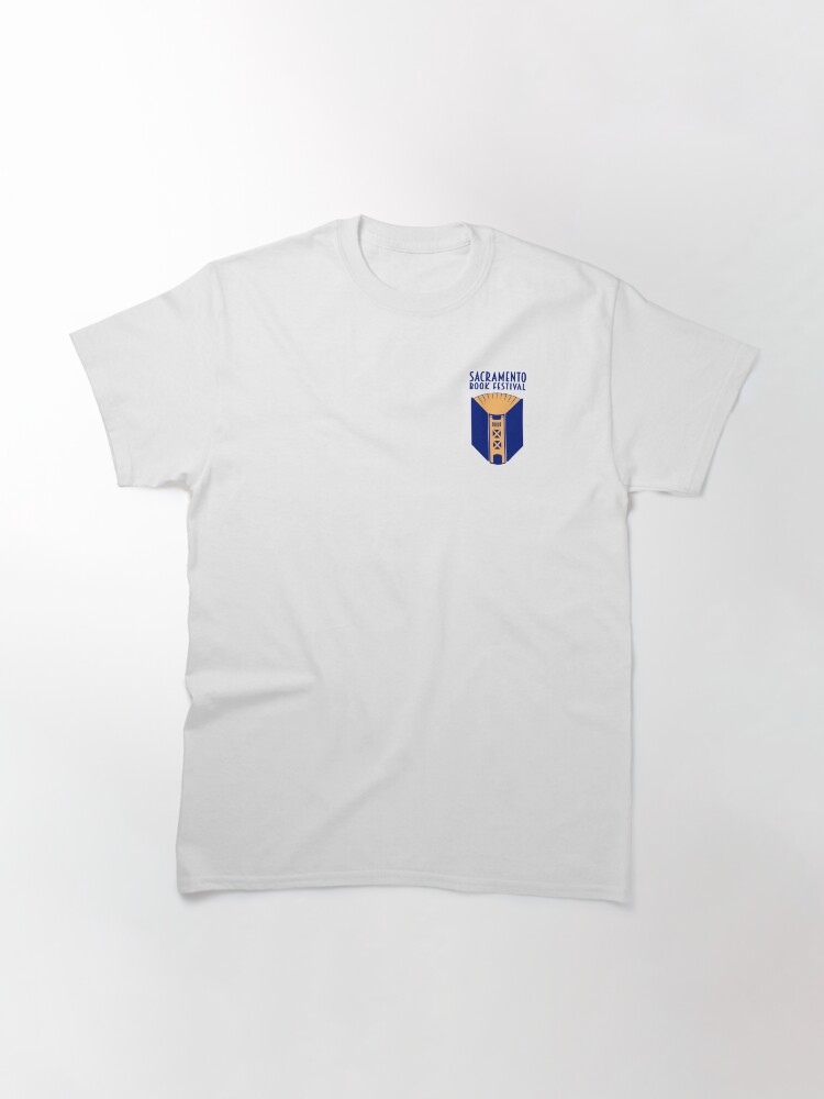 Thumbnail 3 of 7, Classic T-Shirt, Sacramento Book Festival Logo designed and sold by SacBookFest.