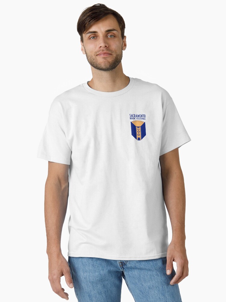 Thumbnail 2 of 7, Classic T-Shirt, Sacramento Book Festival Logo designed and sold by SacBookFest.