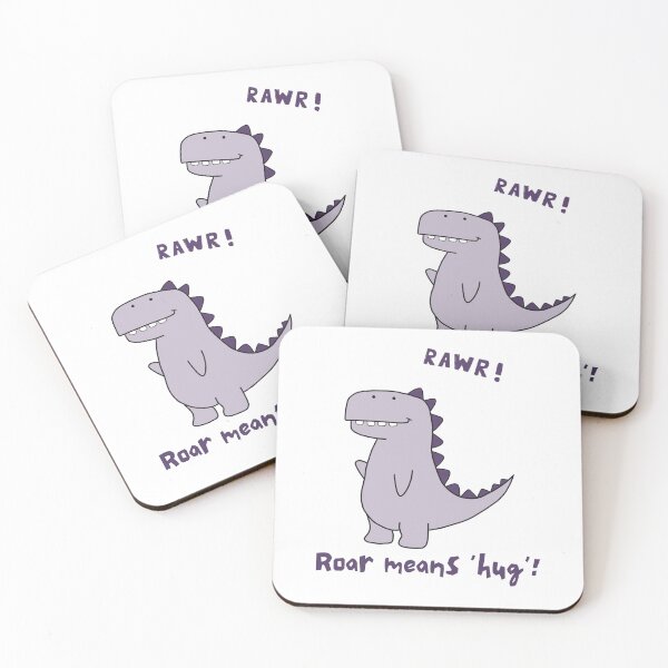 Item preview, Roar means Hug T-Rex  designed and sold by Panda Creative Studio.