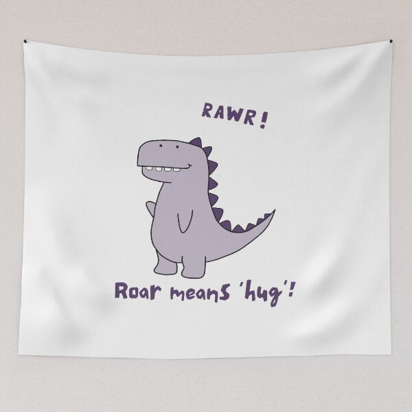 Item preview, Roar means Hug T-Rex  designed and sold by Panda Creative Studio.