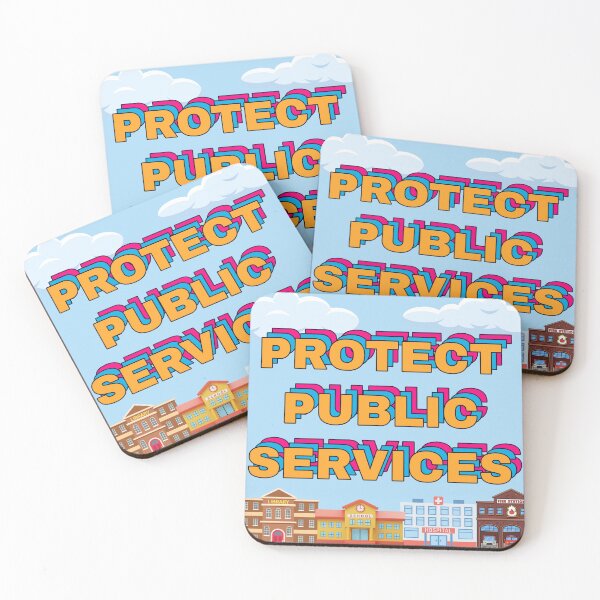 Item preview, PROTECT PUBLIC SERVICES designed and sold by Creative Liberty Designs.