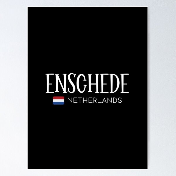 Aperçu de l'œuvre Enschede - Pays-Bas créée et vendue par StudioRedKoala.