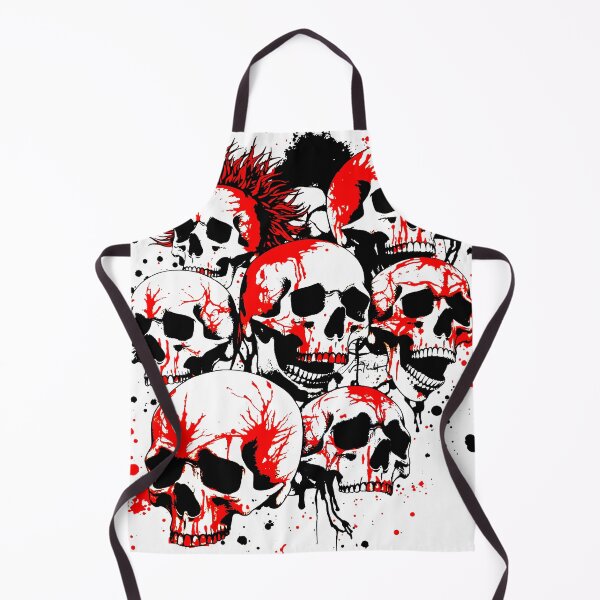 Item preview, Crazy skulls in japan style manga anime ink drawing designed and sold by VonKalt.
