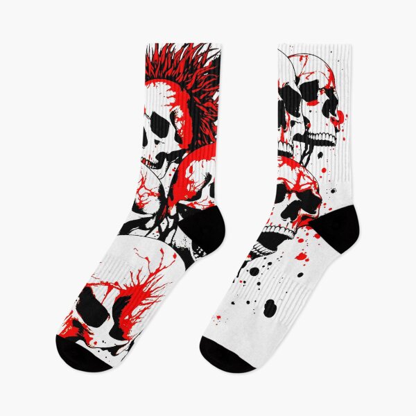 Item preview, Crazy skulls in japan style manga anime ink drawing designed and sold by VonKalt.