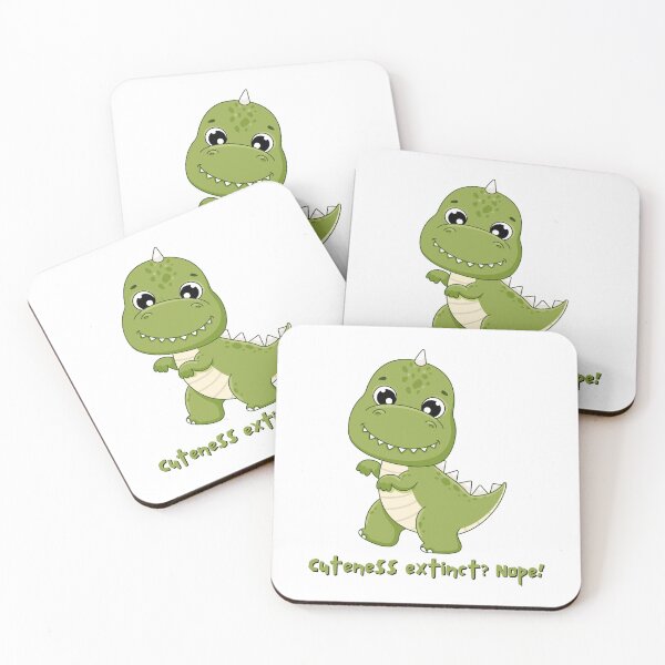 Item preview, Cuteness extinct? Nope! T-Rex  designed and sold by Panda Creative Studio.